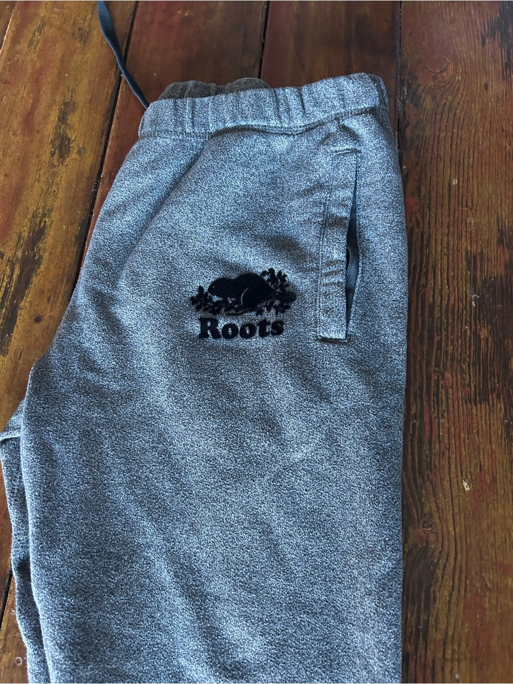 Roots Gray Fleece Sweatpants